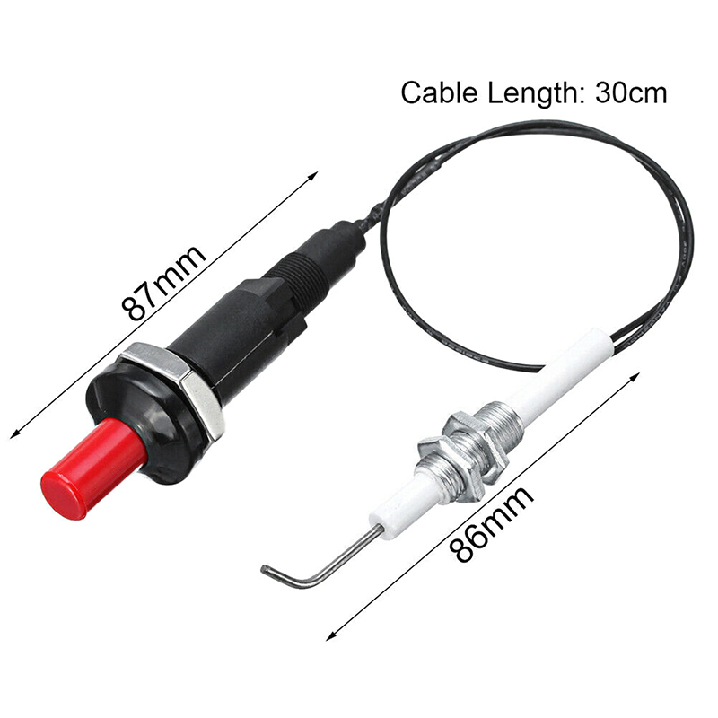 Commercial Kitchen Warmer - Push Button Piezo Ignitor With Cable