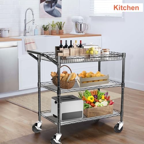 Heavy Duty Utility Cart, 990Lb - огляд і ціна Commercial Kitchen On Wheels