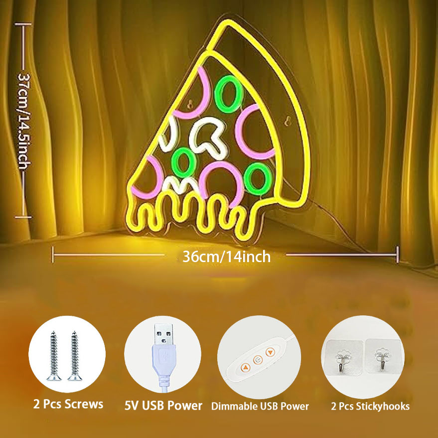 Pizza LED Neon Sign for Food S - огляд і ціна Commercial Kitchen Windows