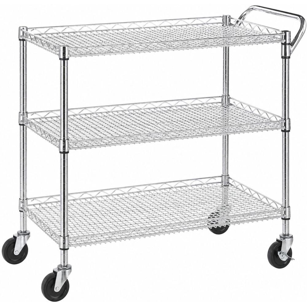 Heavy Duty 3 Tier Rolling Util - огляд і ціна Commercial Kitchen On Wheels